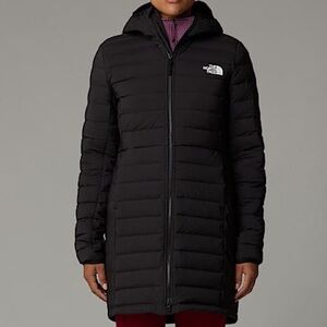 The North Face Long Black Hooded Puffer Coat